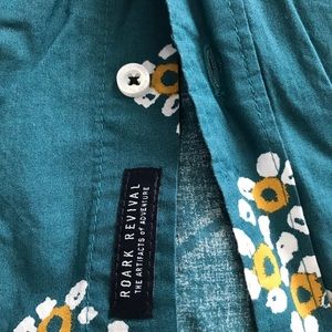 Roark Revival Men’s Short Sleeve Shirt Size Medium